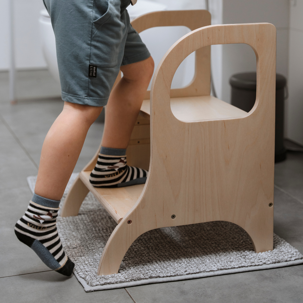 MIIMO® Adjustable Step Stool – Montessori-Inspired & Multi-Purpose by Ette Tete at www.brixbailey.com