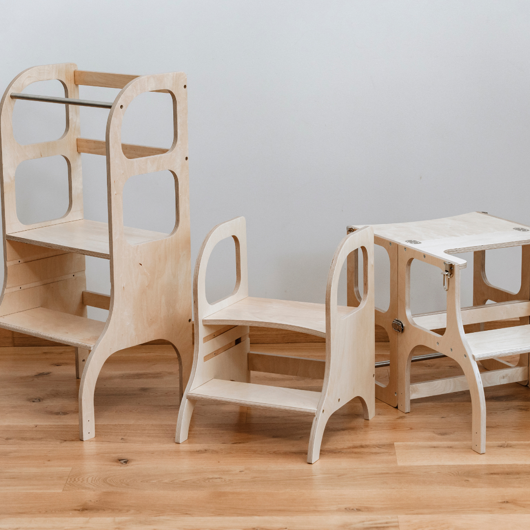 MIIMO® Adjustable Step Stool – Montessori-Inspired & Multi-Purpose by Ette Tete at www.brixbailey.com