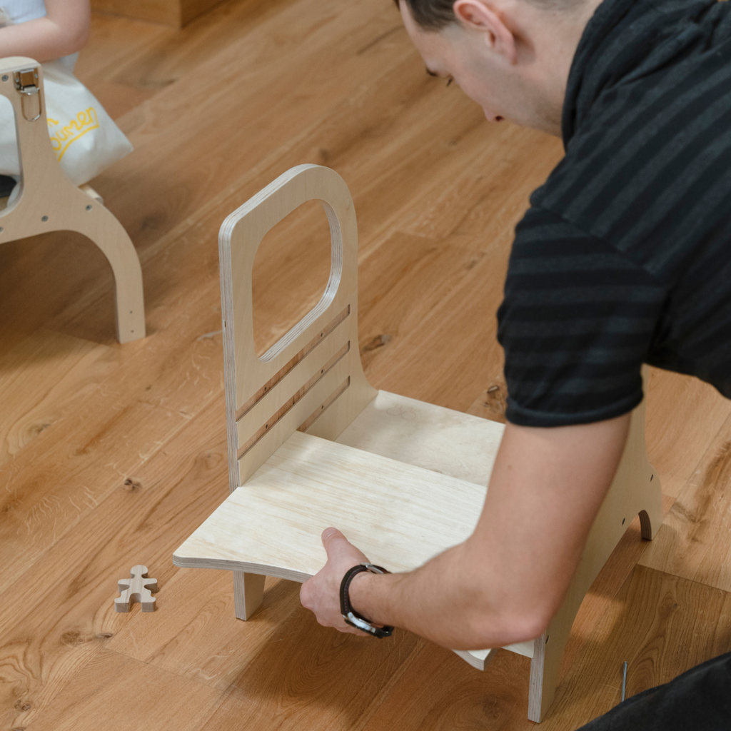 MIIMO Adjustable Height Step Stool – Montessori-Inspired & Safe by Ette Tete at www.brixbailey.com