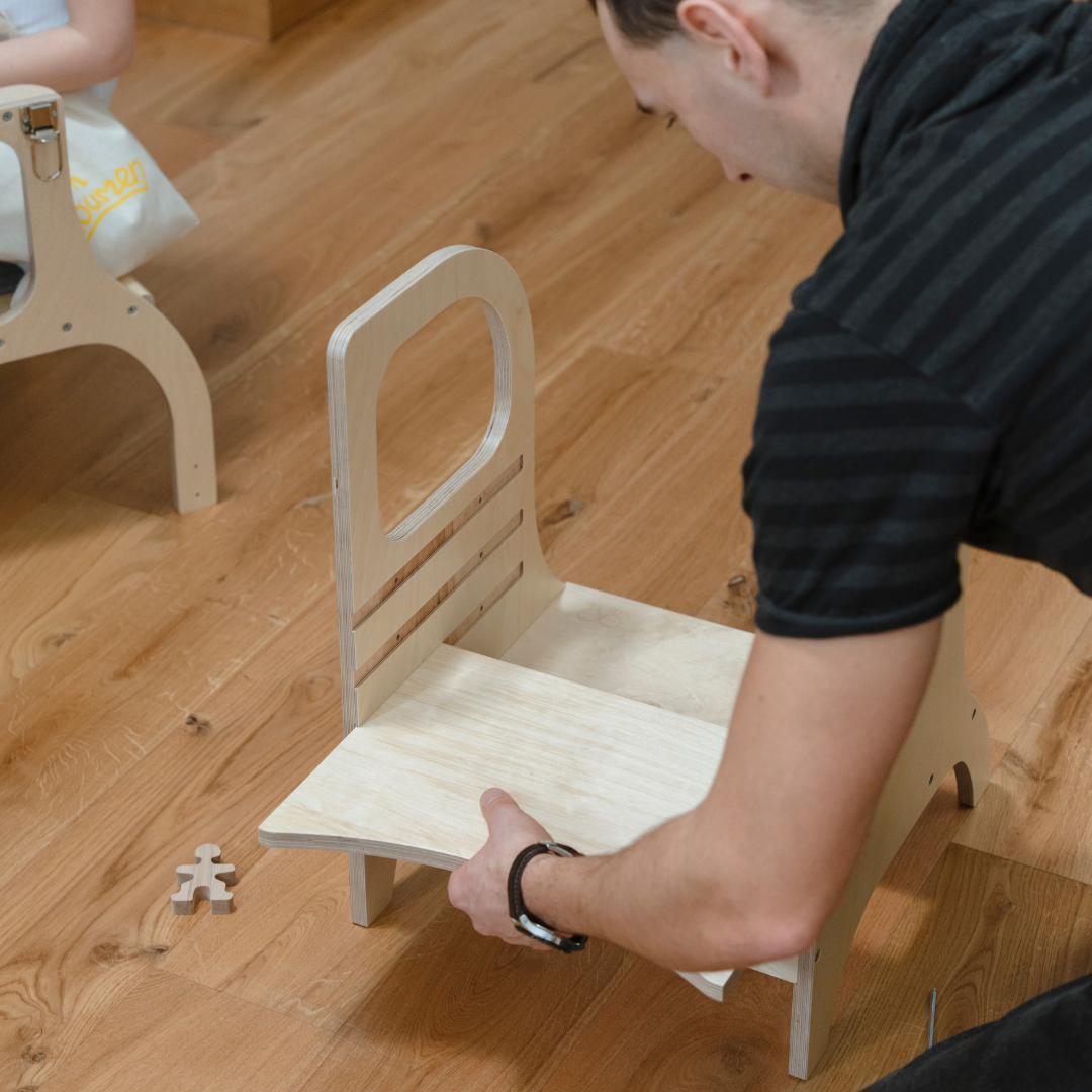 MIIMO Adjustable Height Step Stool – Safe & Versatile for Kids by Ette Tete at www.brixbailey.com