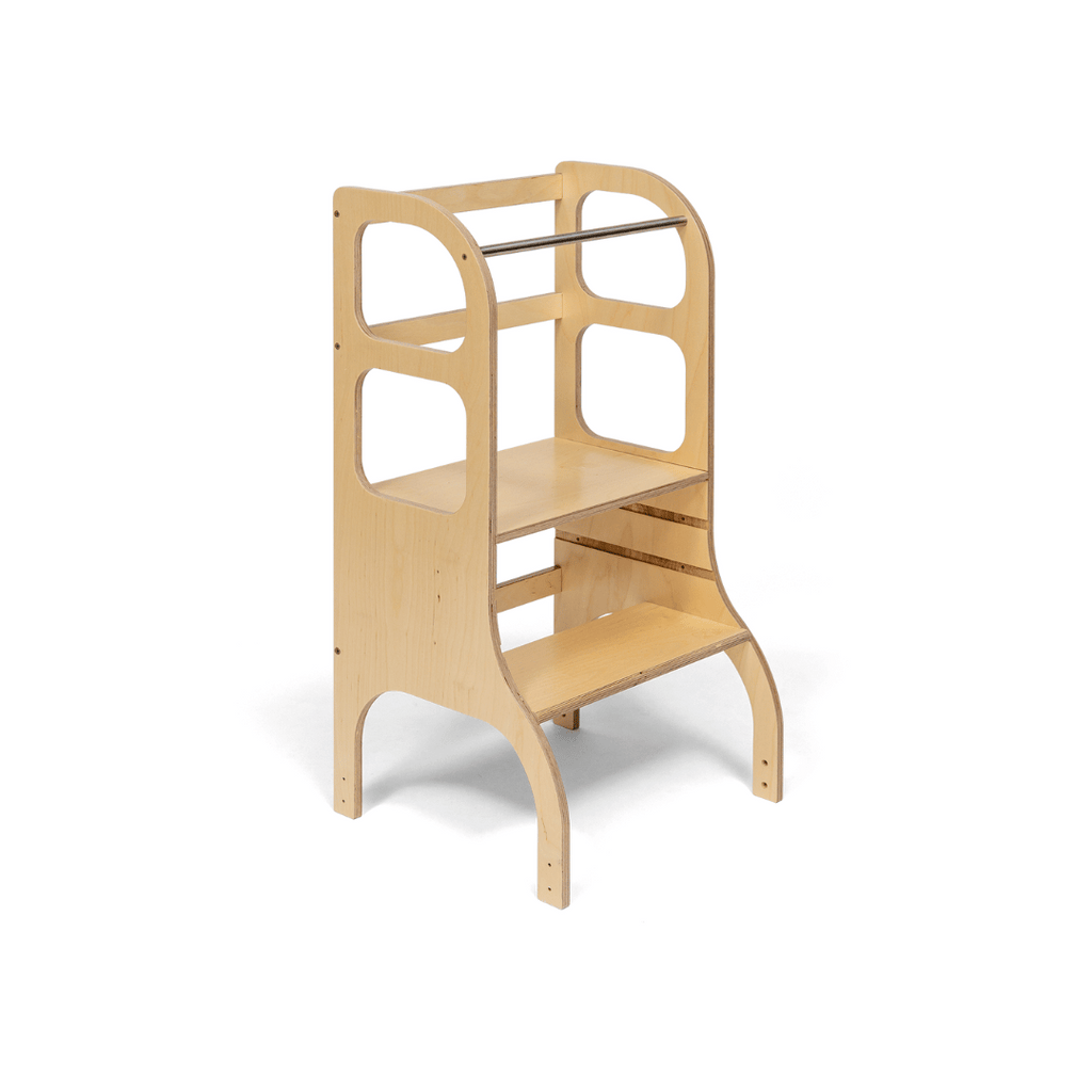 Montessori-Inspired Helper Tower for Active Kids - Enhance Child Development & Independence by Ette Tete at www.brixbailey.com