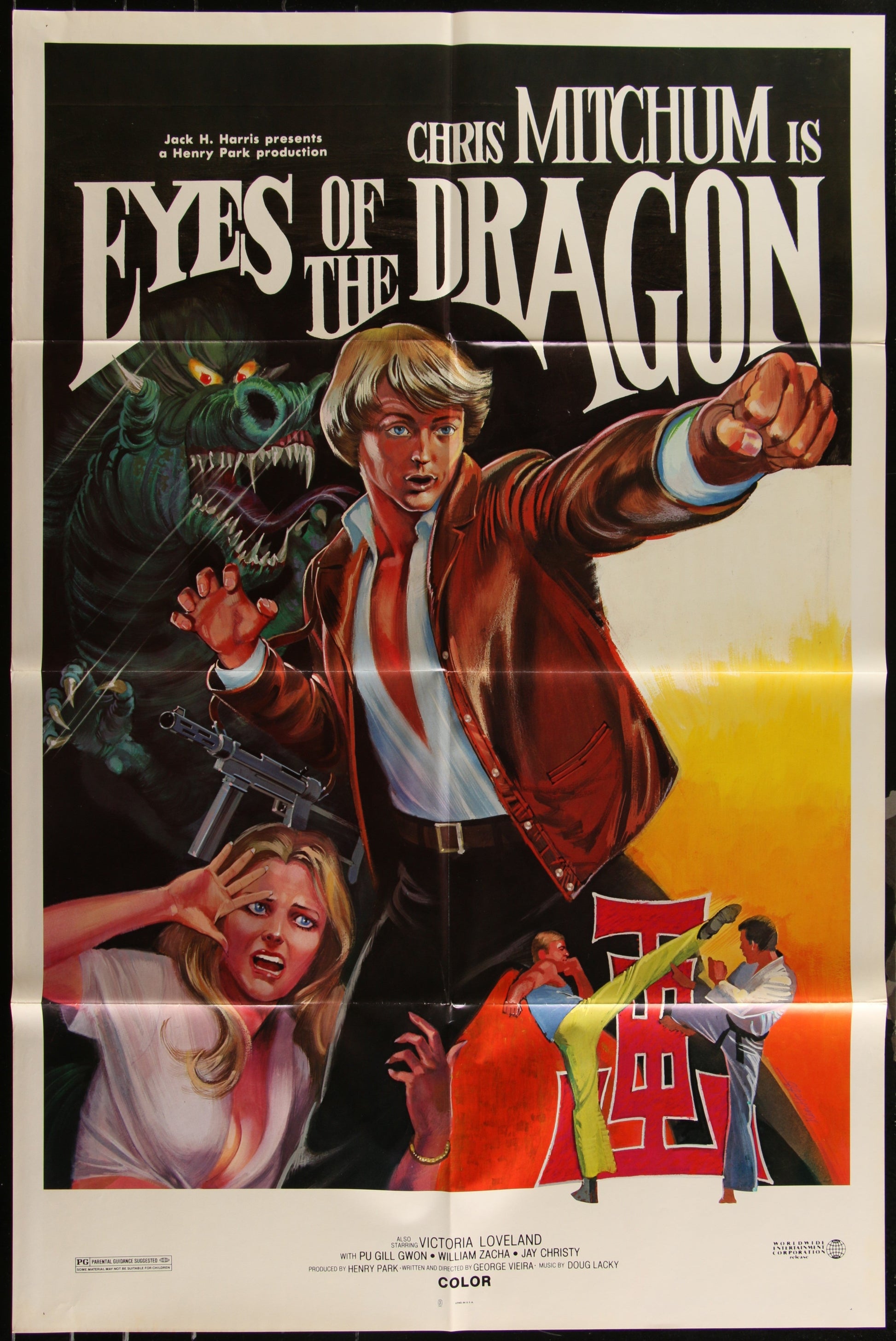 Eyes of the Dragon 1980 Original US One Sheet Movie Poster