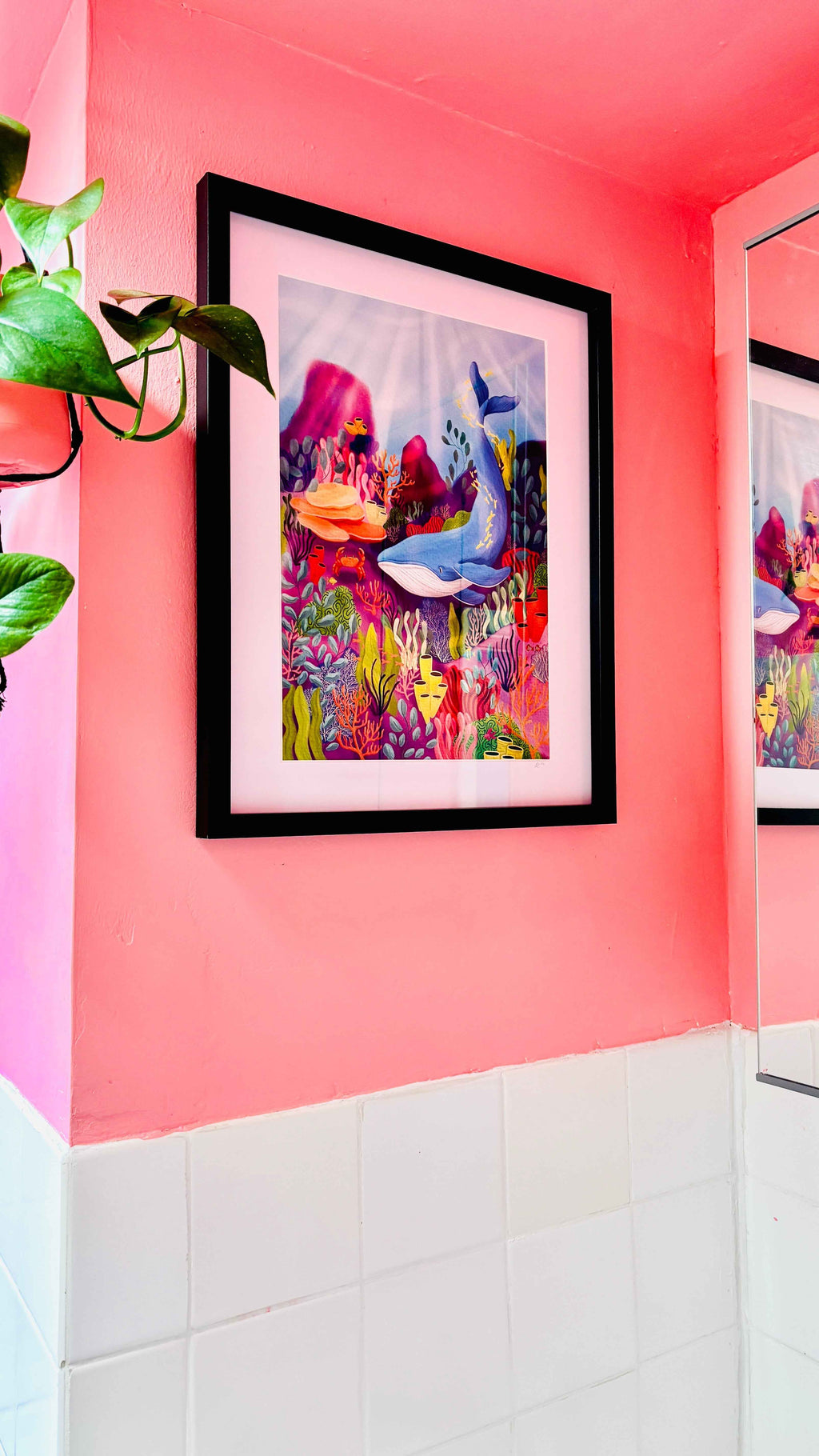 Ocean Art Print Colourful Home Decor Multiple Sizes