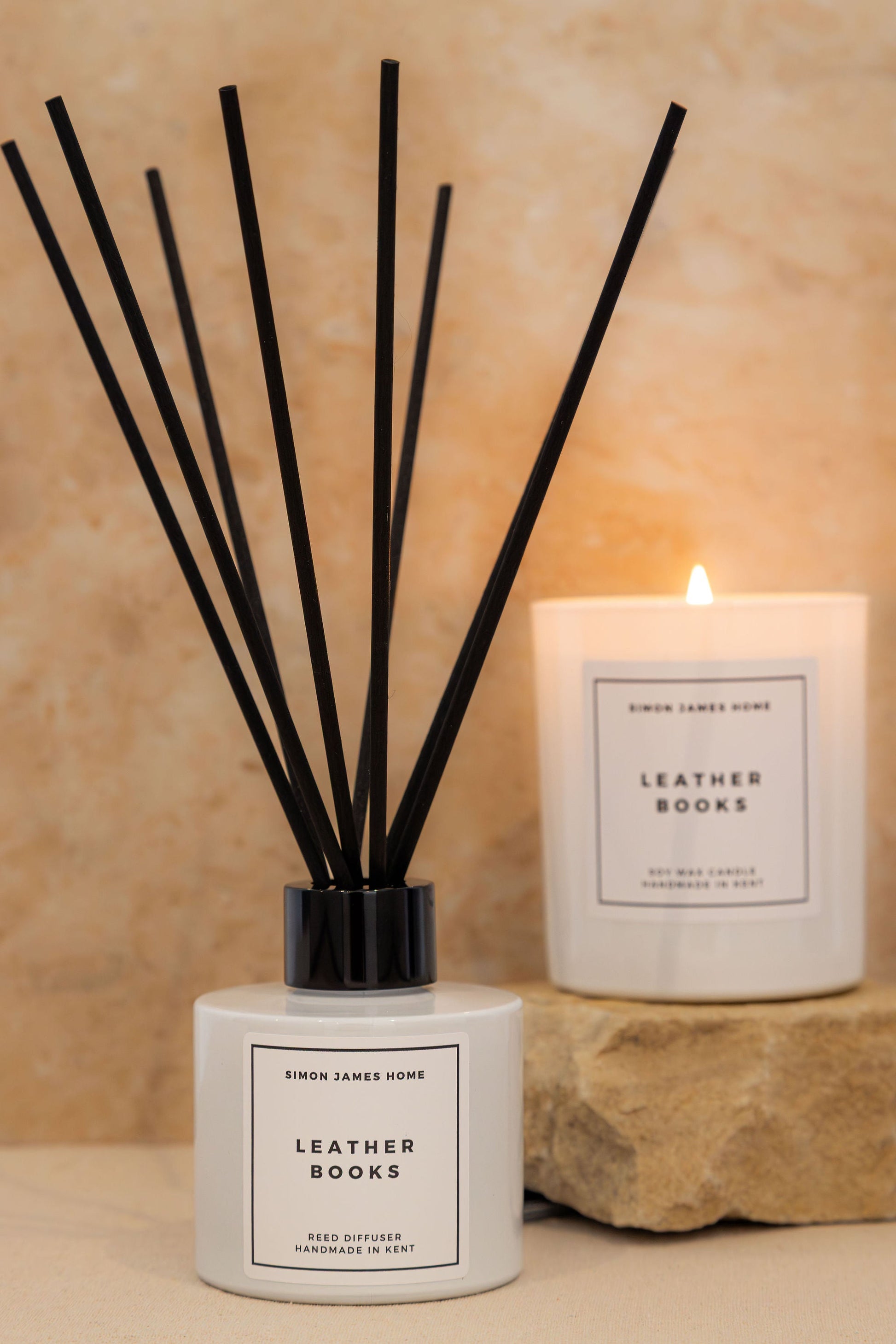 Leather Books Reed Diffuser