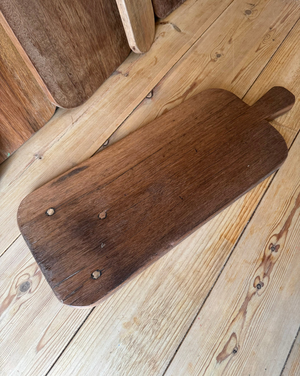 Rustic Wooden Cheese Board and Charcuterie Platter
