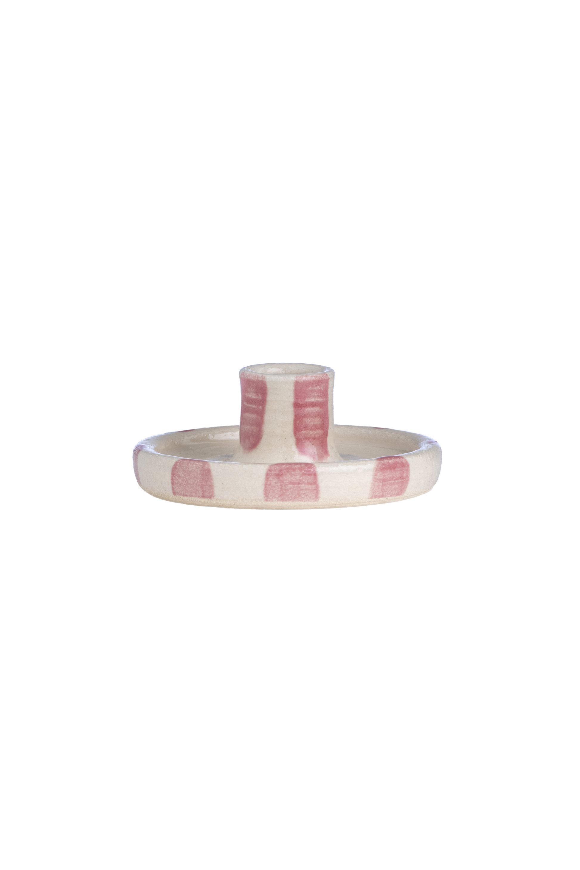Handmade Ceramic Candle Holders with Drip Tray