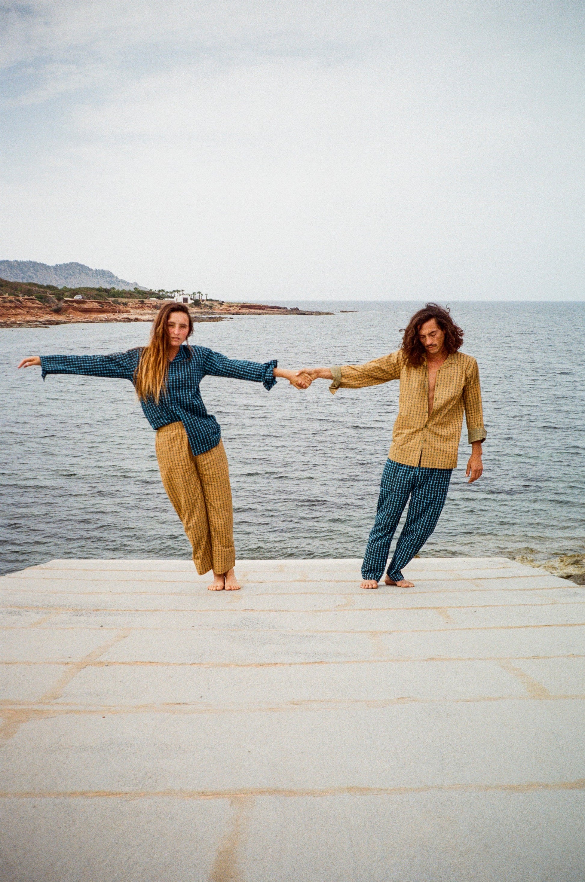 Blue Organic Cotton Pyjama Set