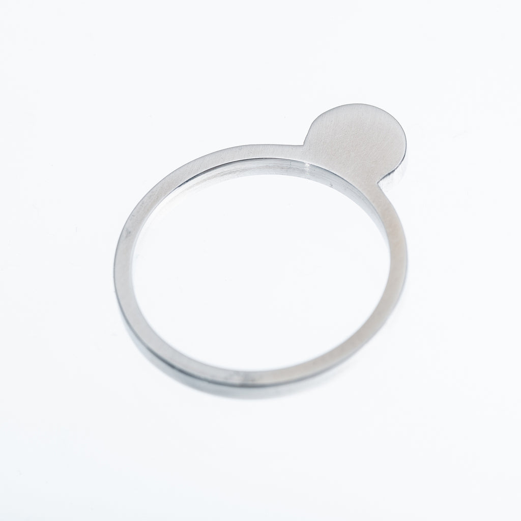 Lentsius Upcycled Stainless Steel Ring - Eco-Friendly & Stylish by Lentsius at www.brixbailey.com