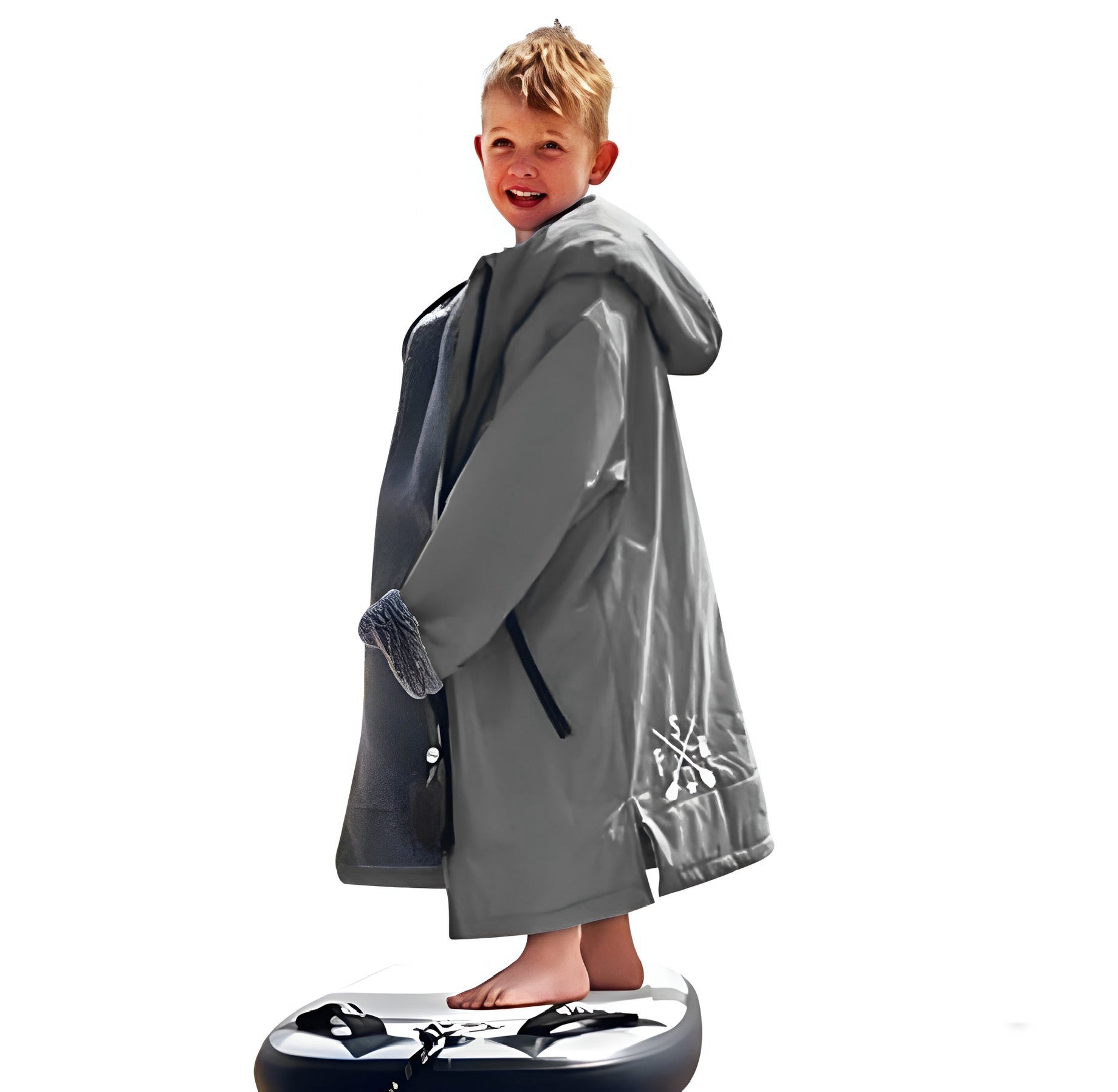 Kids Changing Robe with Sherpa Fleece Lining Ages 5-13