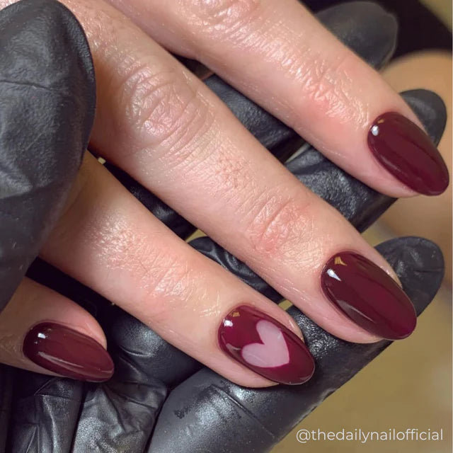 Feel The Flutter 15ml Nail Polish in Deep Berry Mauve
