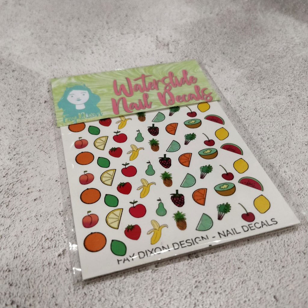 Feelin Fruity Waterslide Nail Decals