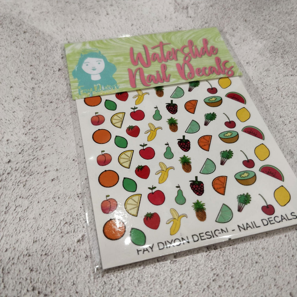 Feelin Fruity Waterslide Nail Decals