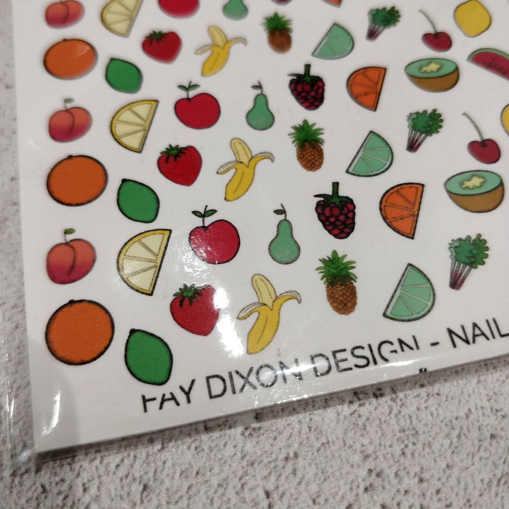 Feelin Fruity Waterslide Nail Decals