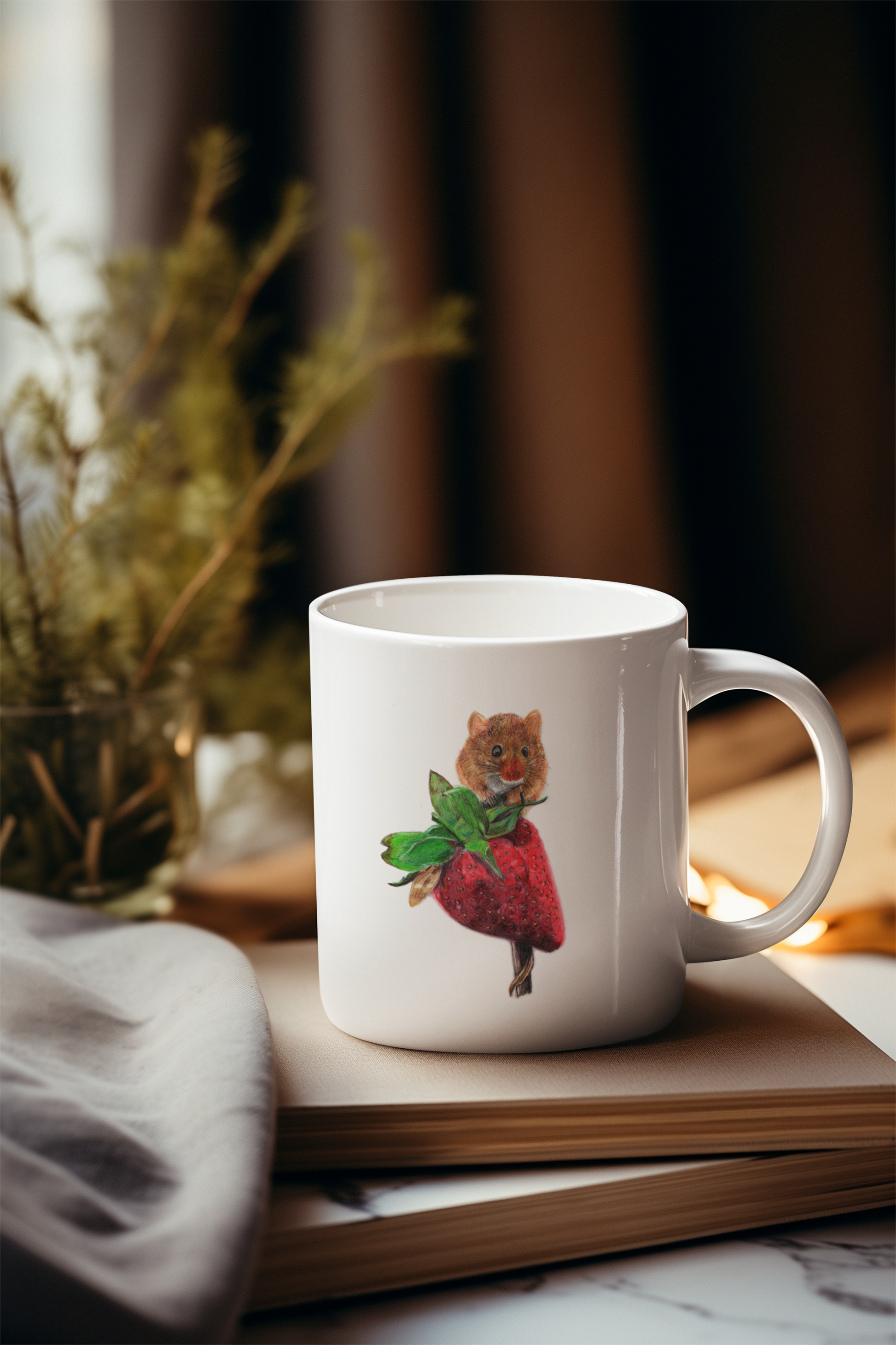 Harvest Mouse 11oz Ceramic Wildlife Coffee Mug