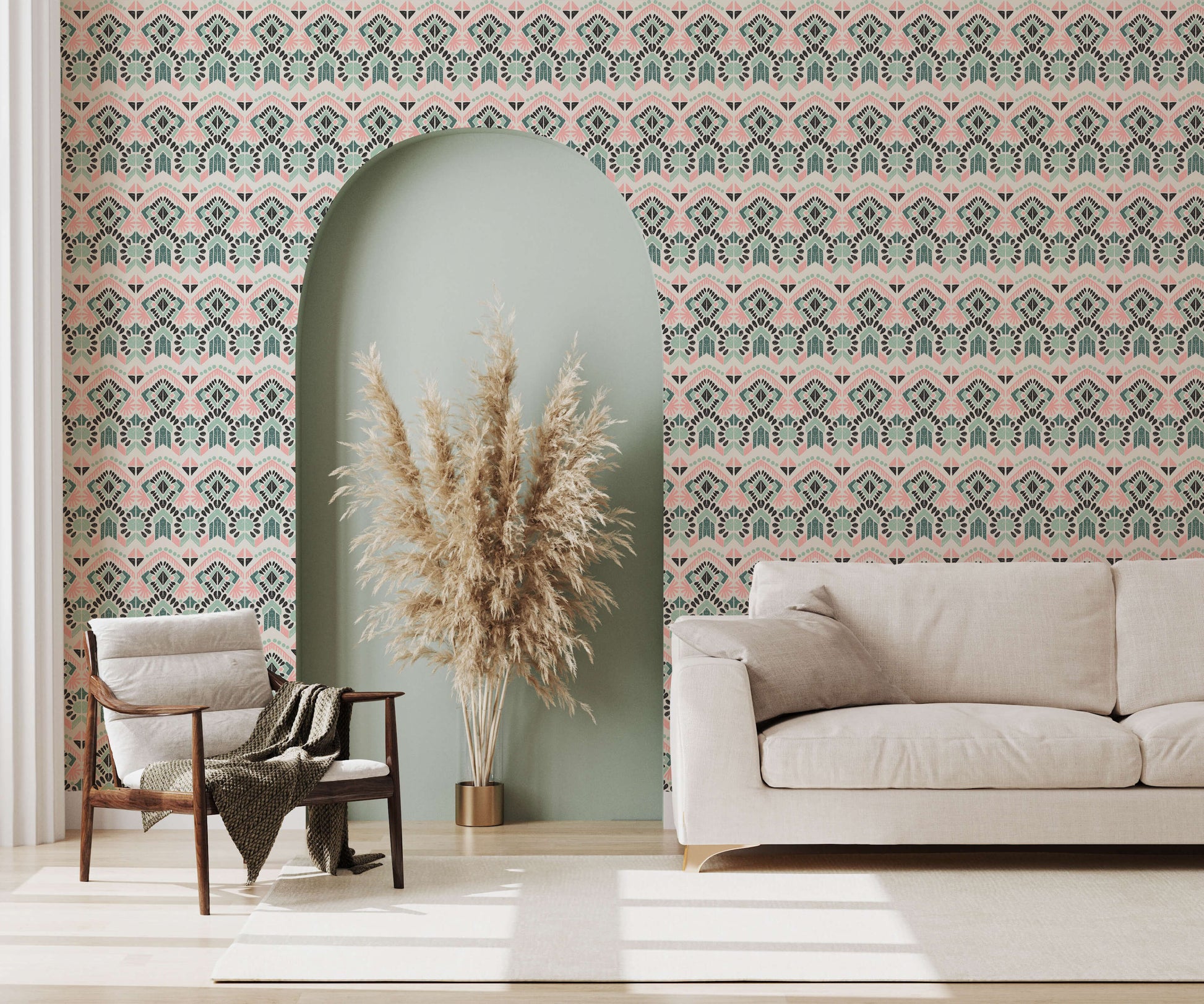 Figo Aztec Tribal Wallpaper