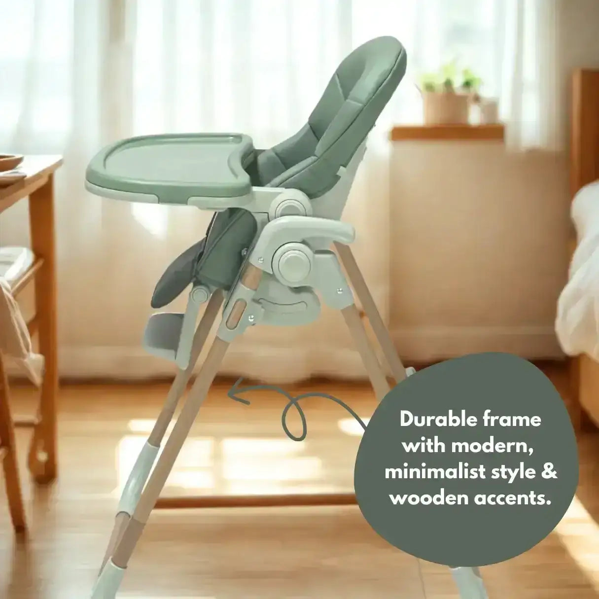 Flare Baby and Toddler Highchair in Green