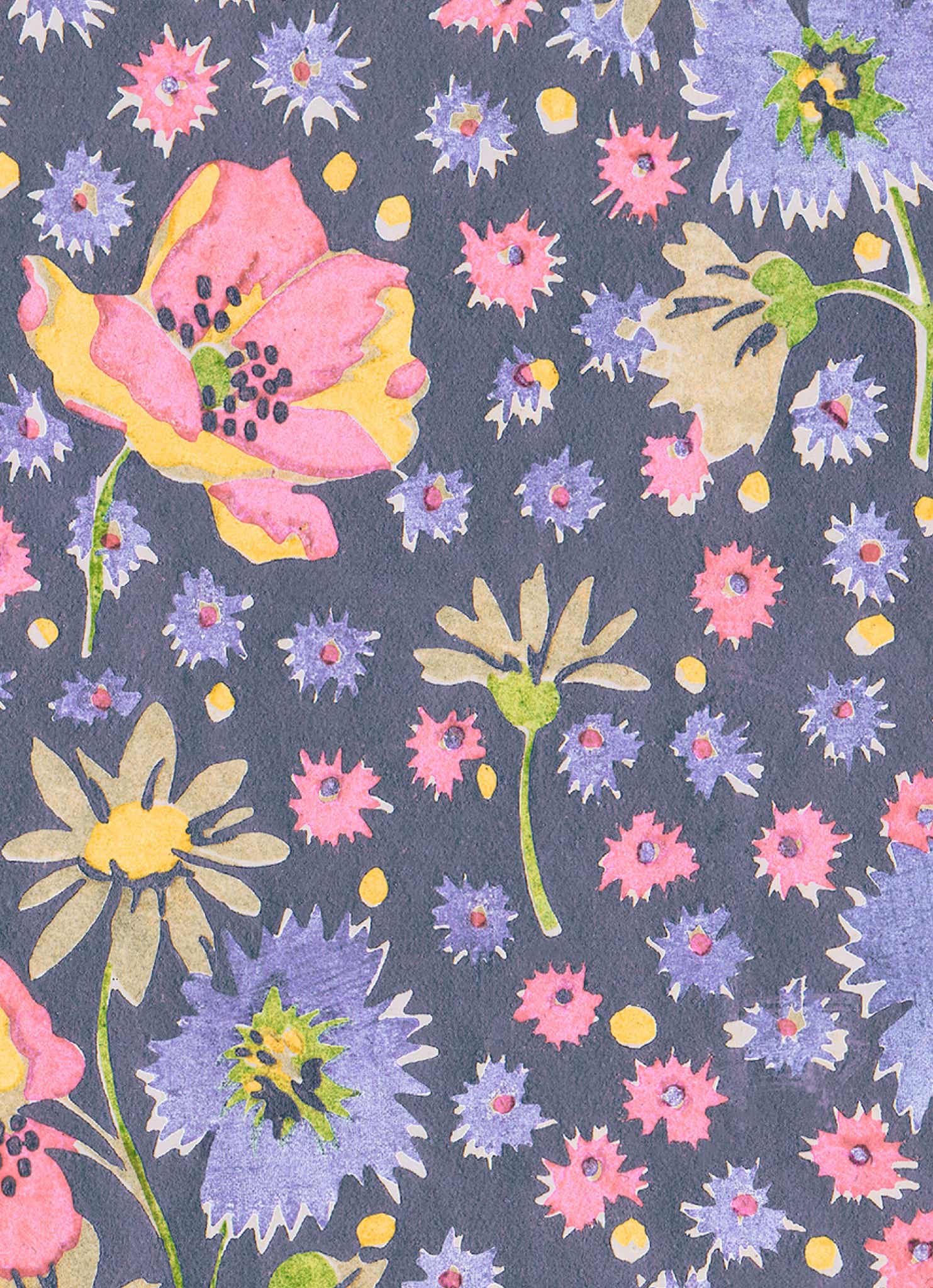 Floral Alchemy 1928 Vintage Archive Poster Print