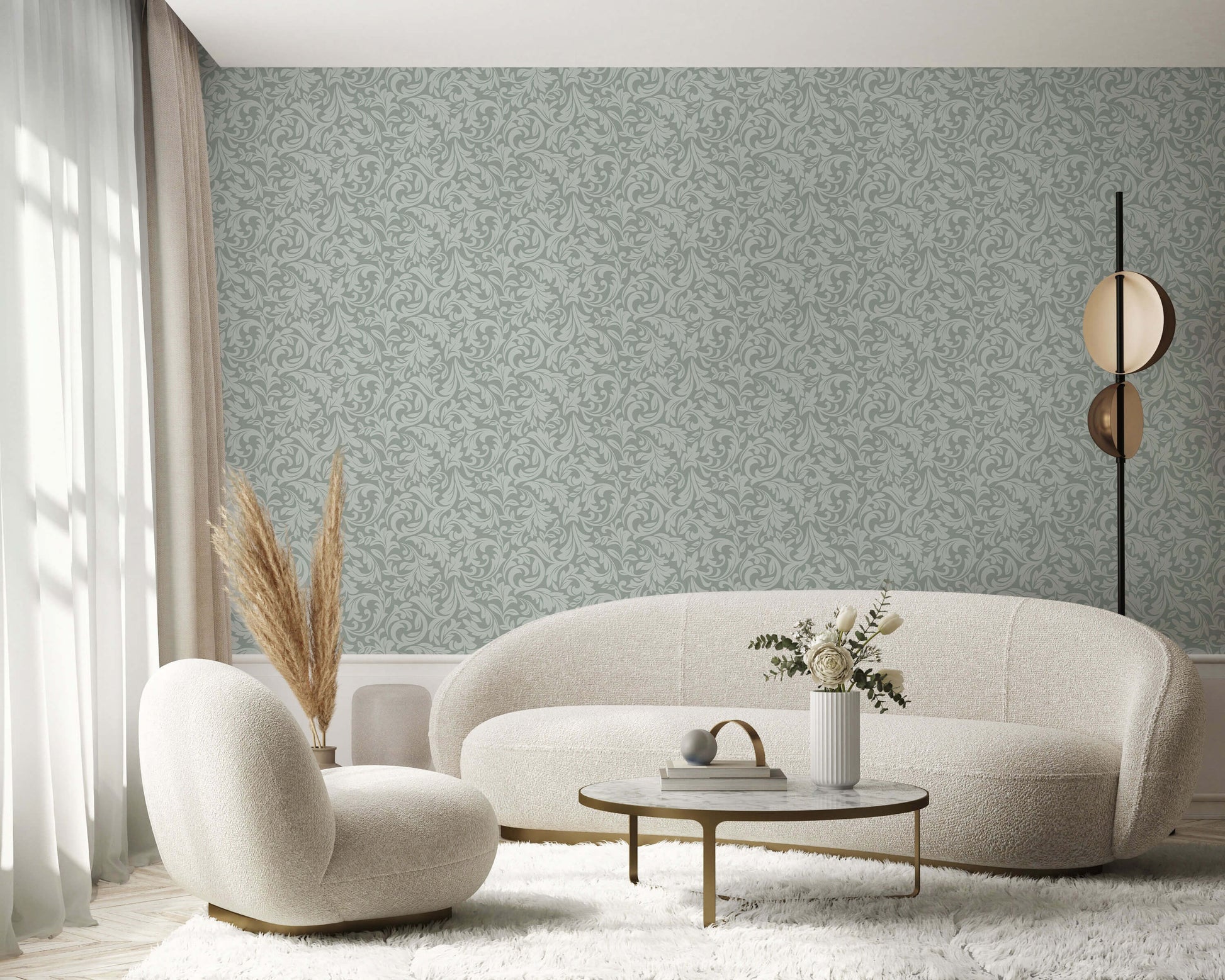Florence Damask Wallpaper