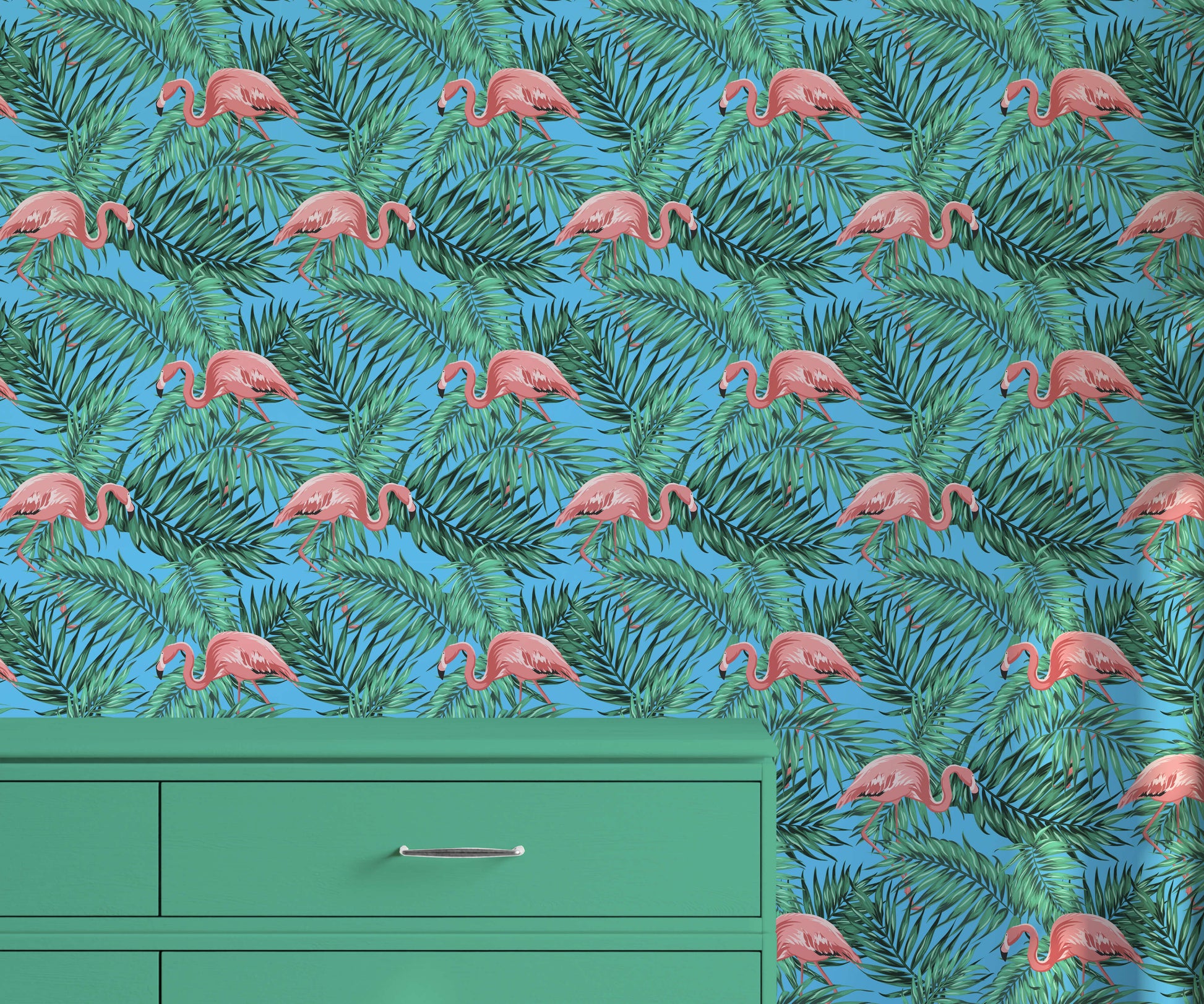 Flamingo Tropical Wallpaper
