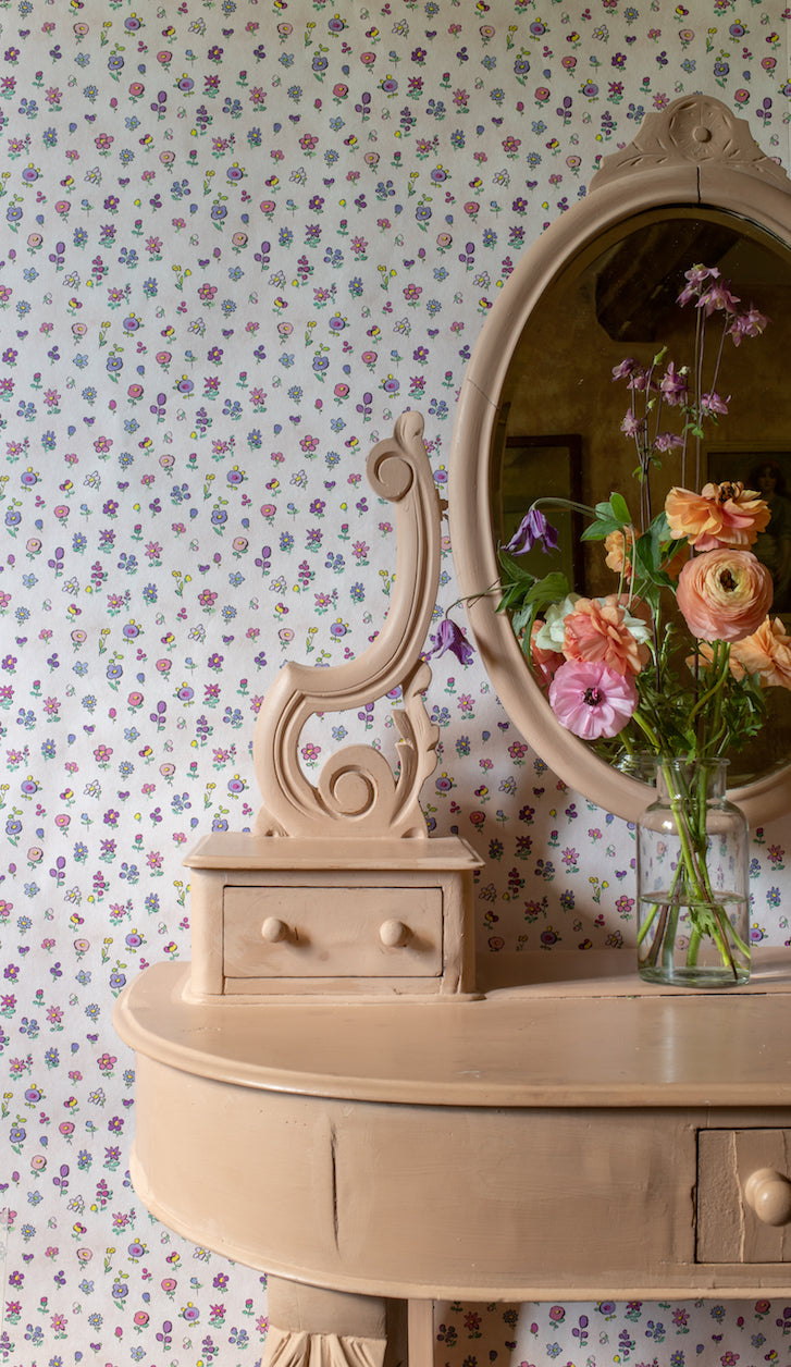 Flower Power Rainbow Wallpaper