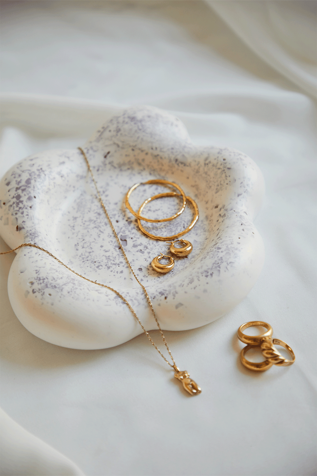 Flower Shaped Jewellery Tray