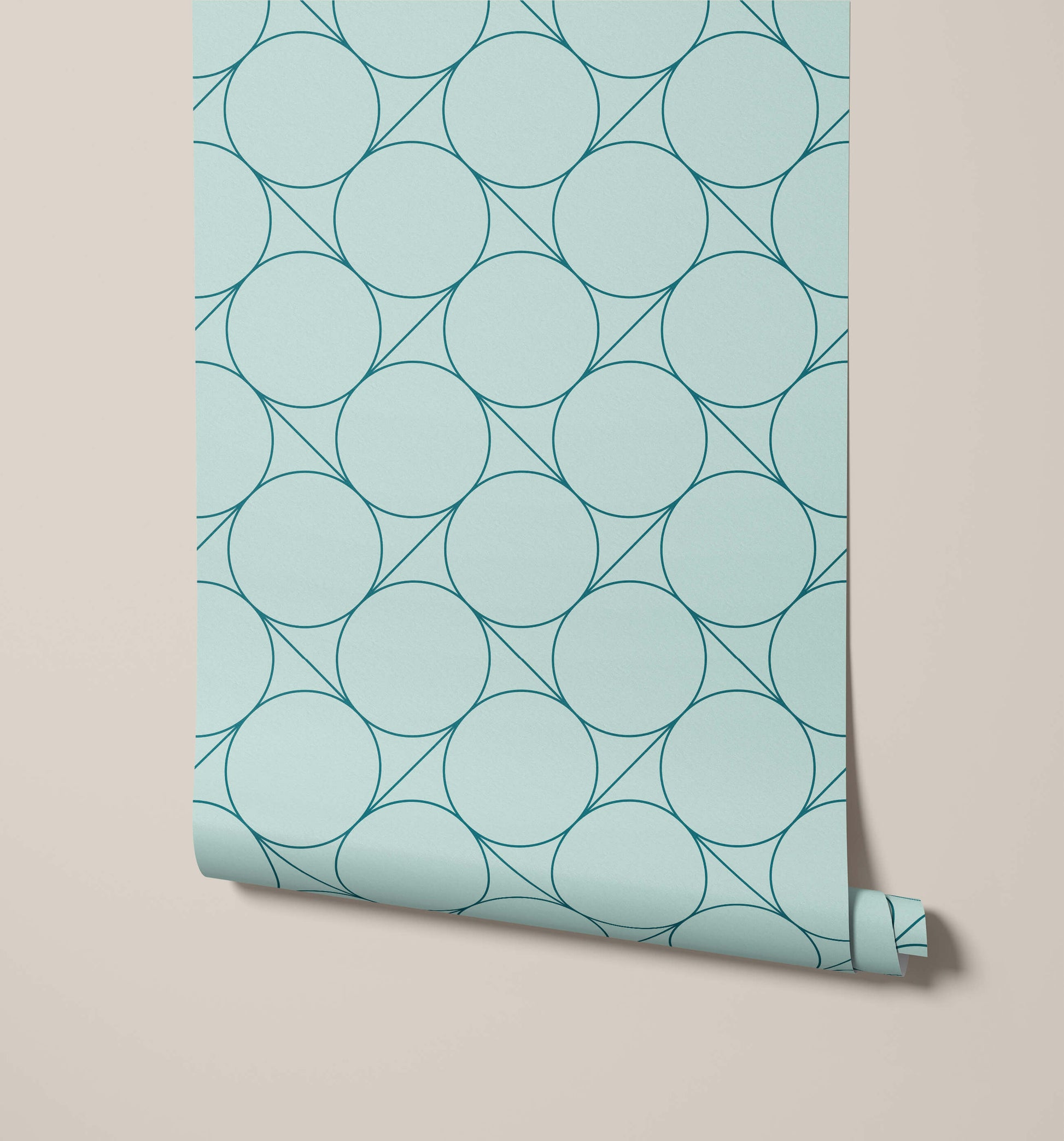 Focal Retro Circle Wallpaper