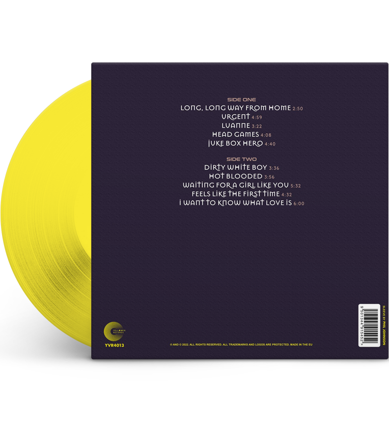 A Long Long Way from Home Special Edition 12 Inch Yellow Vinyl Album