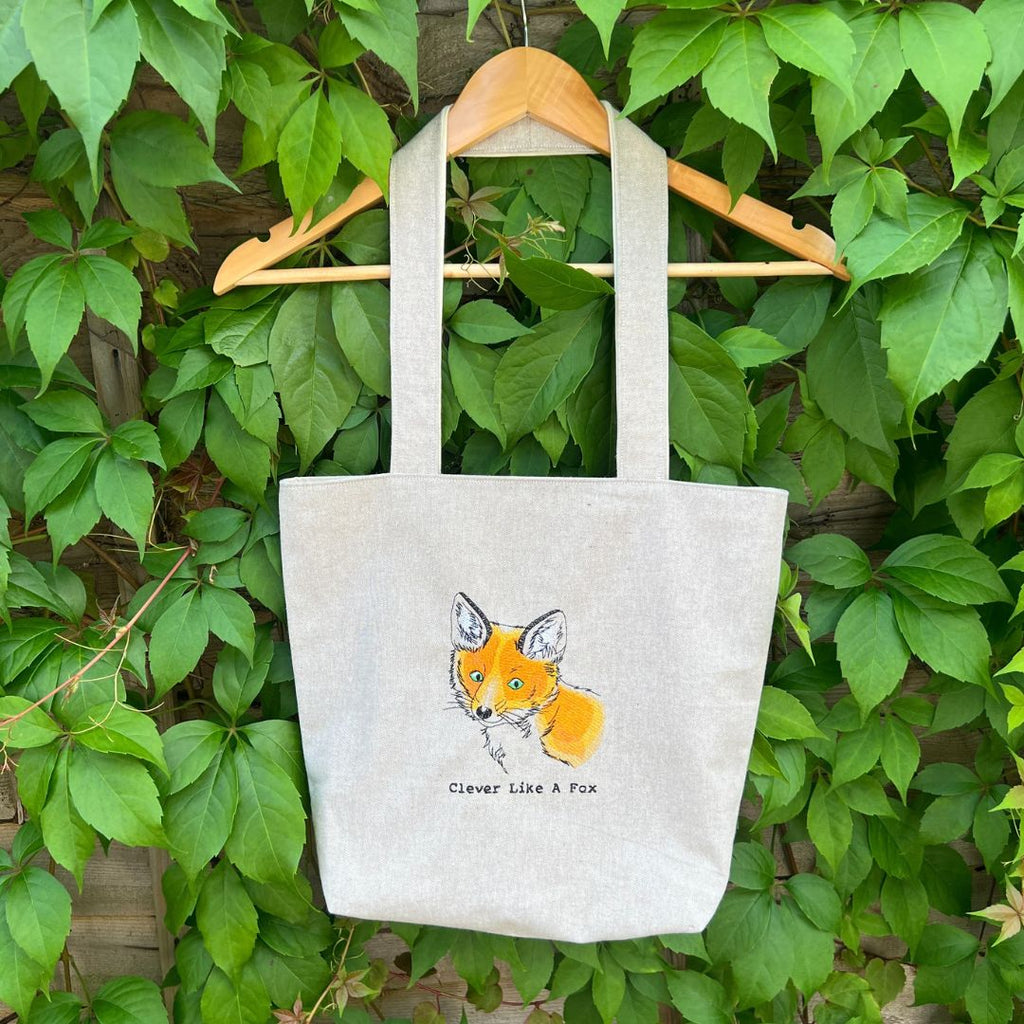 Clever Like a Fox Tote Bag