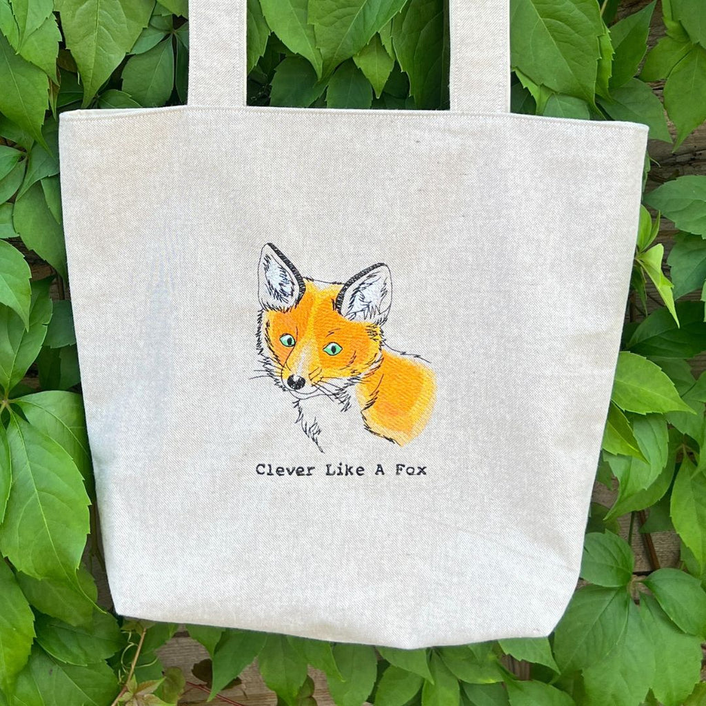 Clever Like a Fox Tote Bag