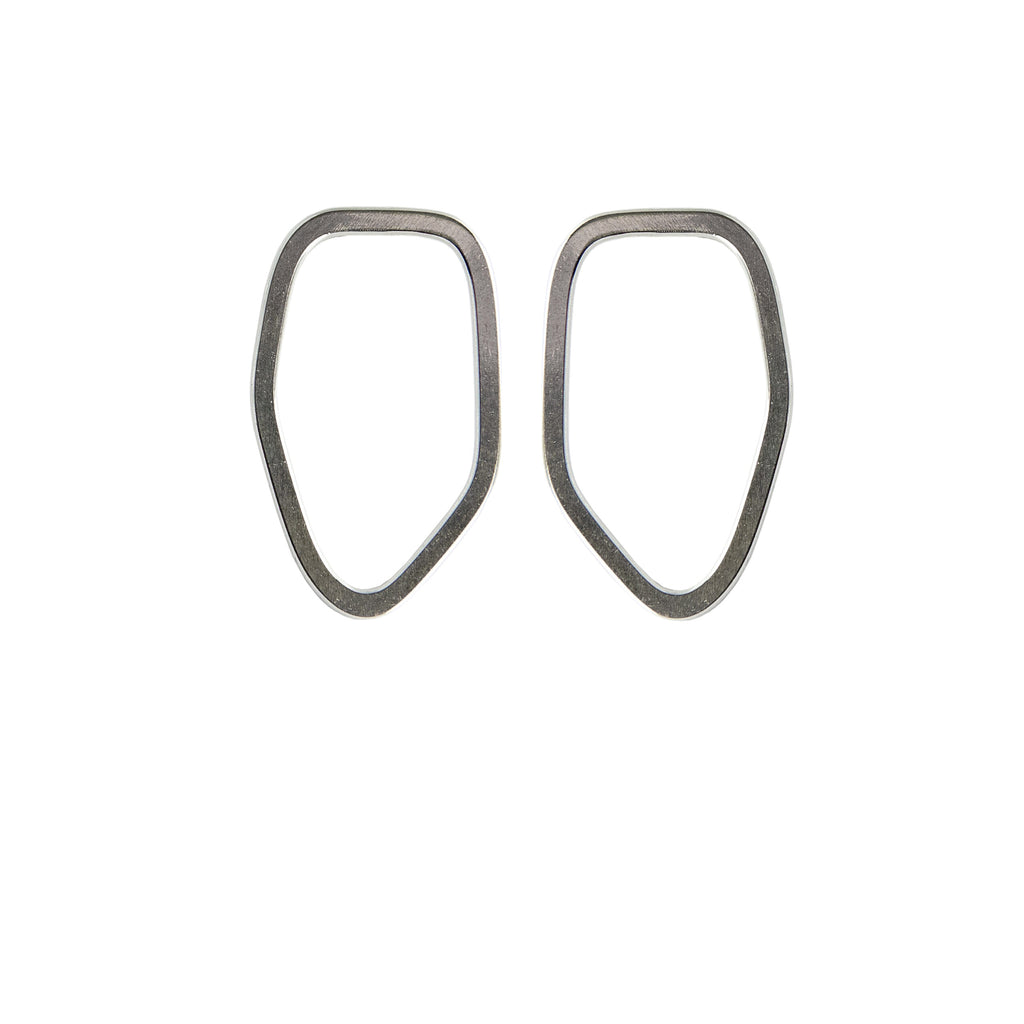 Elevate Your Elegance with Lisa Kroeber Frames Earrings - Timeless Sterling Silver Jewelry by Lisa Kroeber Jewellery at www.brixbailey.com