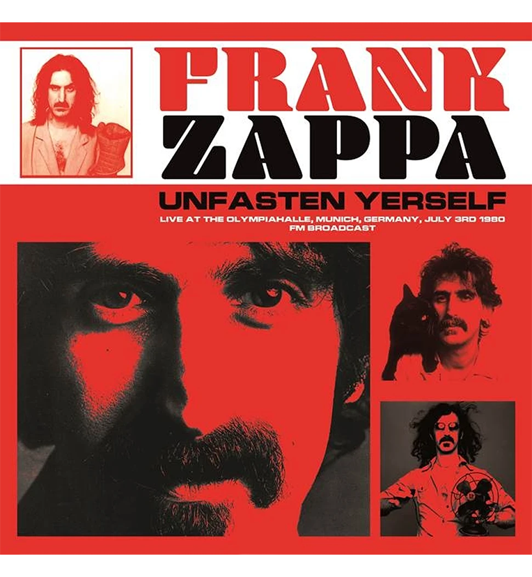 Frank Zappa Unfasten Yerself Live in Munich 1980 Limited Edition Red Vinyl