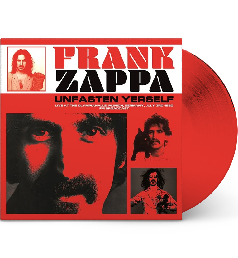 Frank Zappa Unfasten Yerself Live in Munich 1980 Limited Edition Red Vinyl