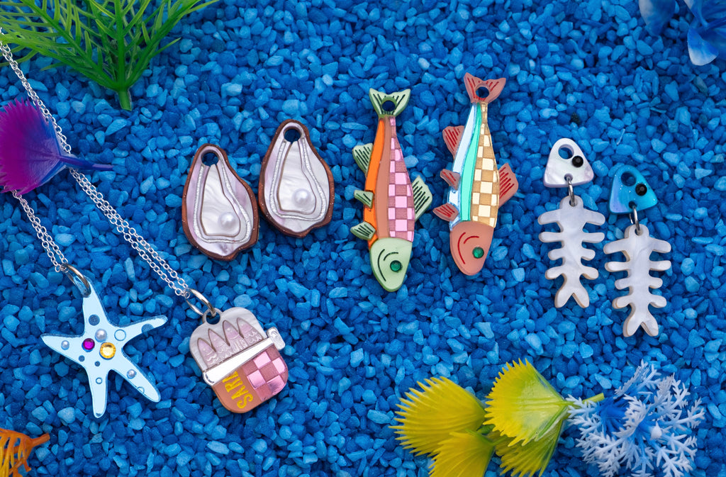 Oyster Hoop Earrings