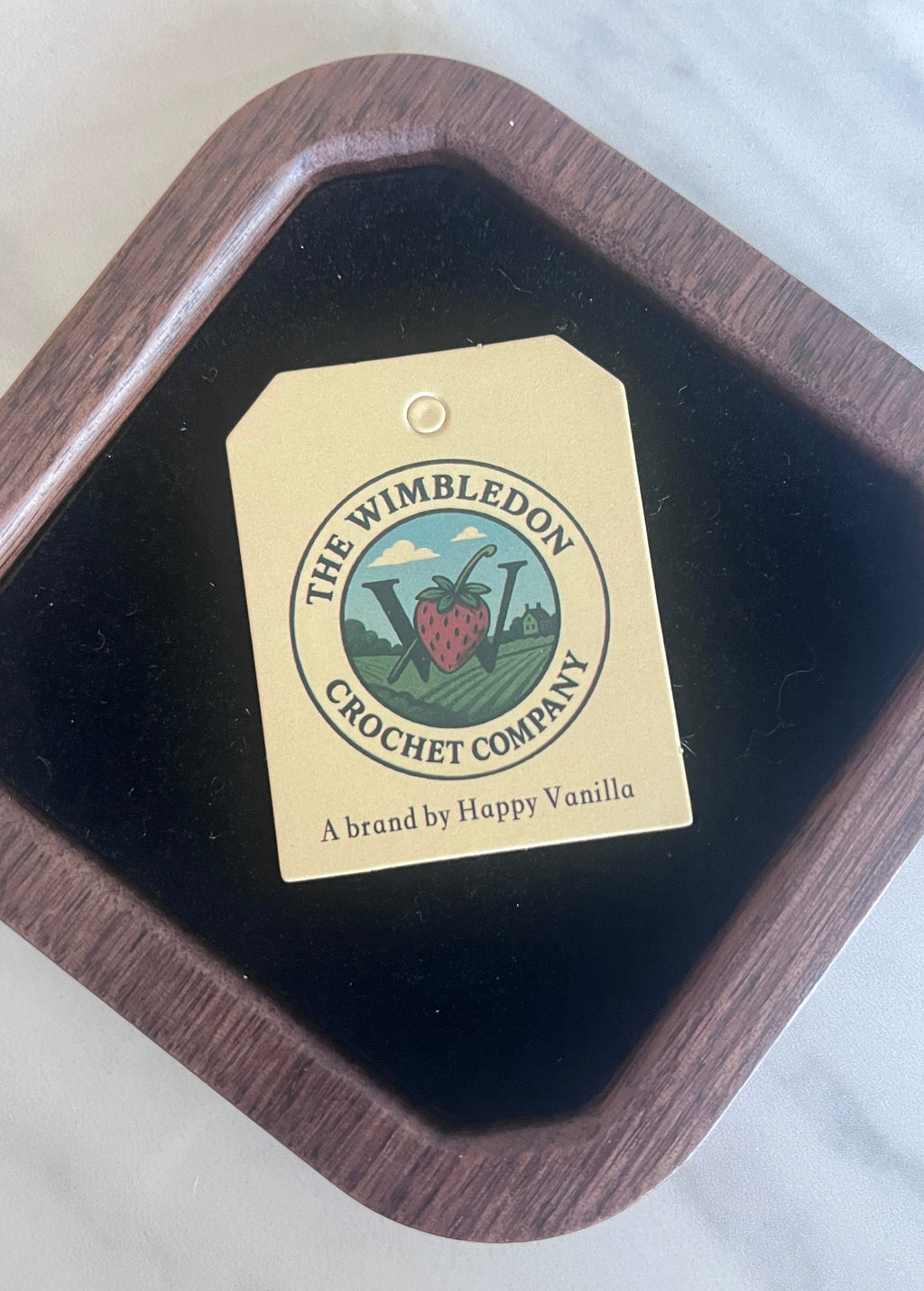 Strawberry Bag Charm Wimbledon Limited Edition