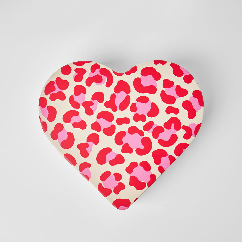 Kram Heart Shaped Tin with Swedish Chocolates and Candy