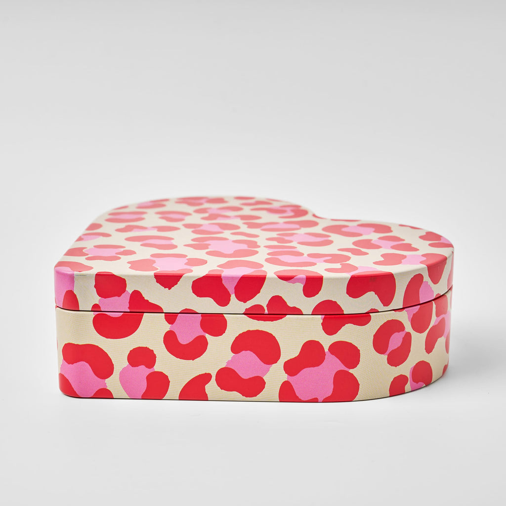 Kram Heart Shaped Tin with Swedish Chocolates and Candy