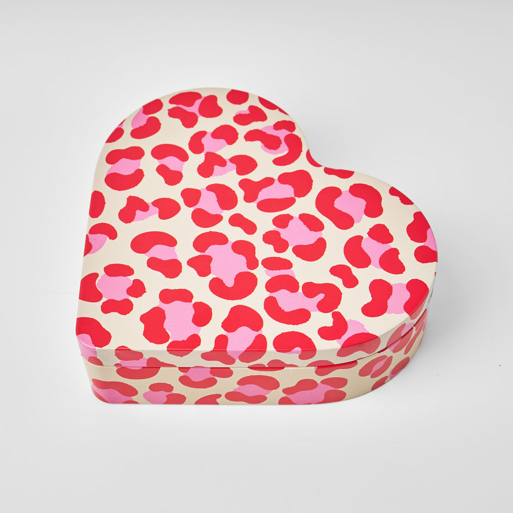 Kram Heart Shaped Tin with Swedish Chocolates and Candy