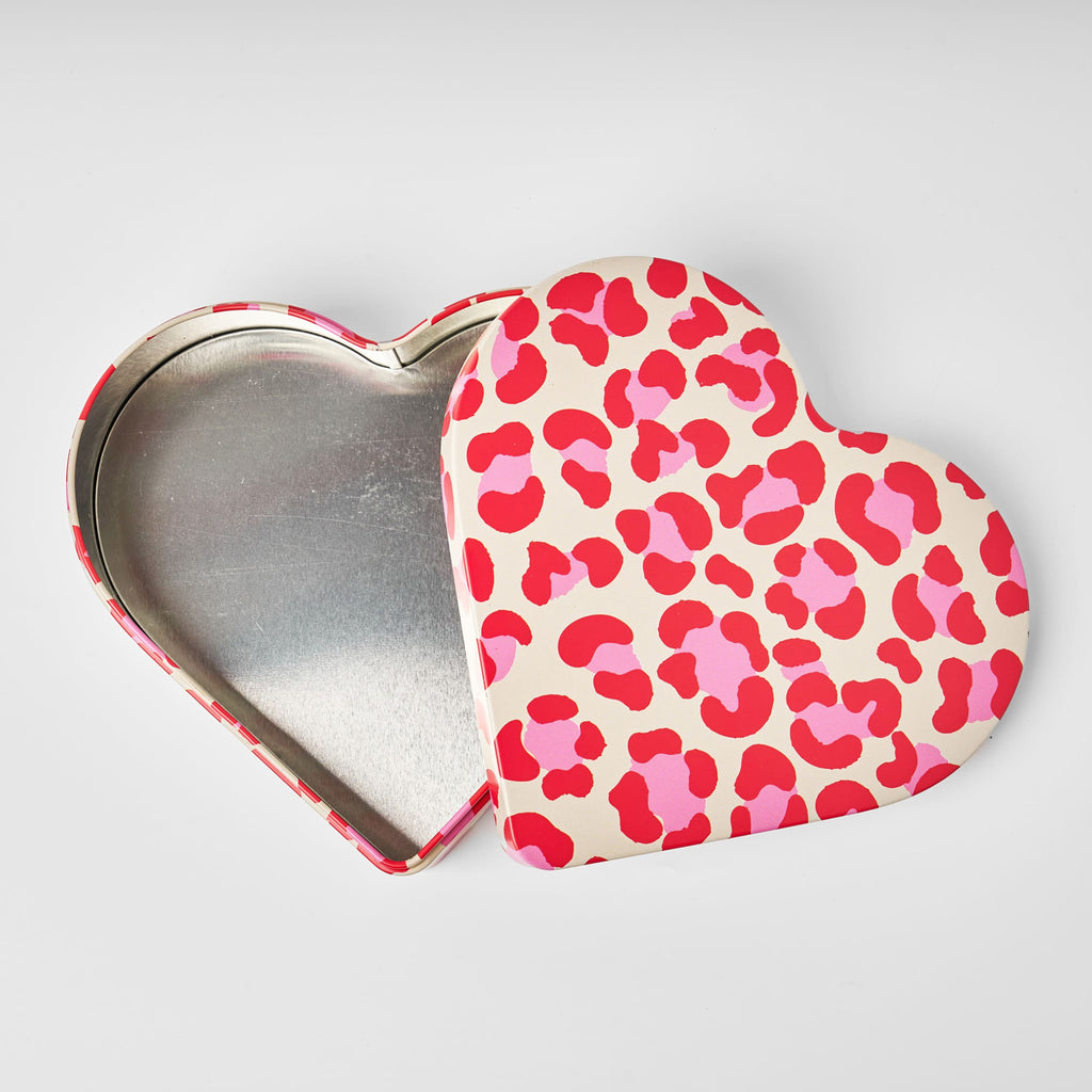 Kram Heart Shaped Tin with Swedish Chocolates and Candy