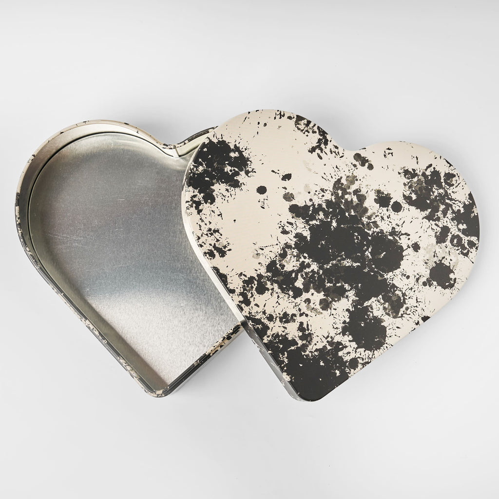 Heart Shaped Tin with Swedish Sweets and Chocolates