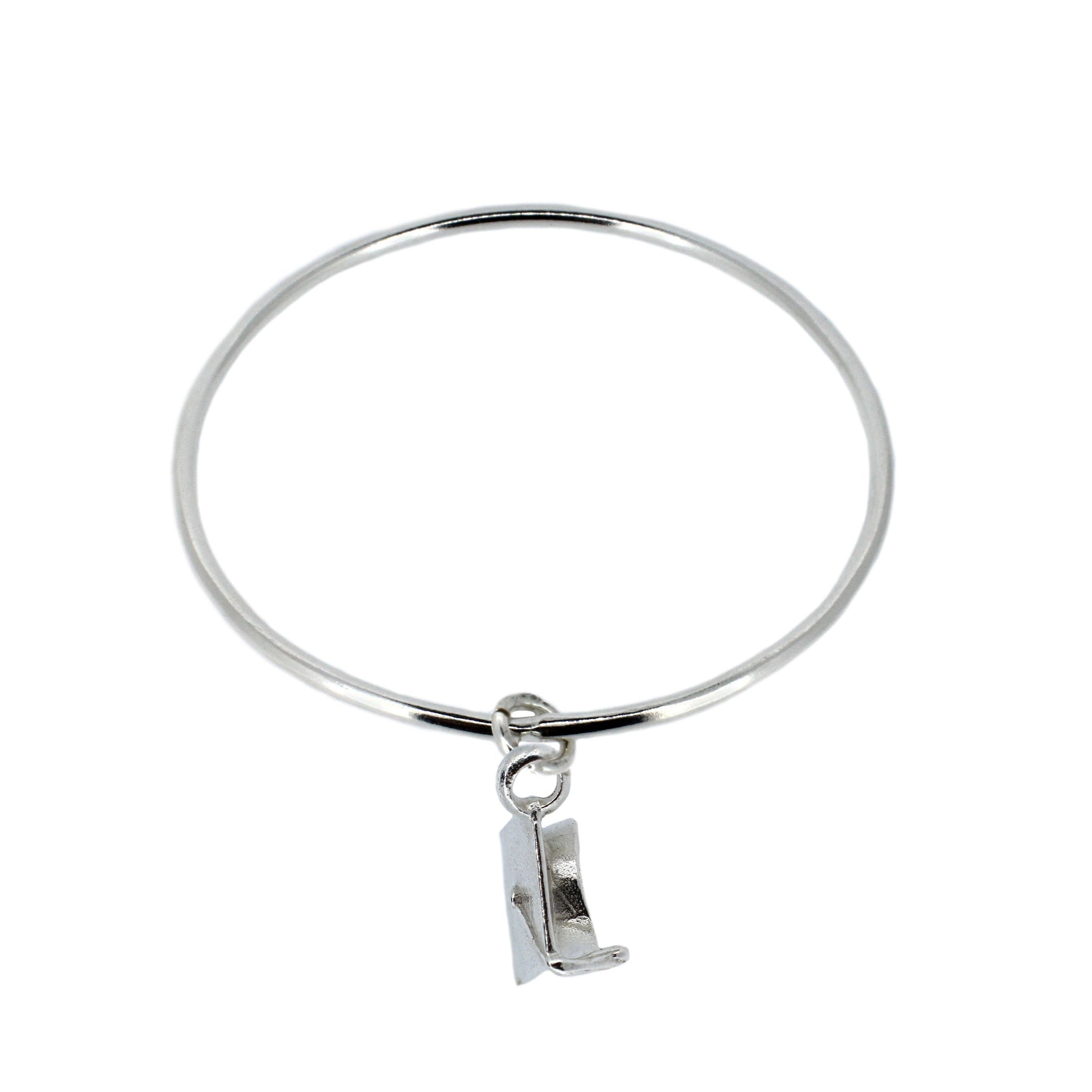 Graduation Bangle with Mortarboard Charm