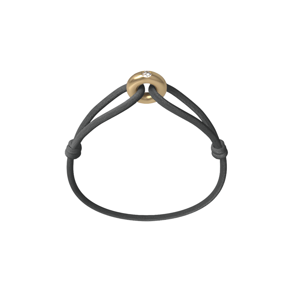 Golden Diamond Cord Bracelet