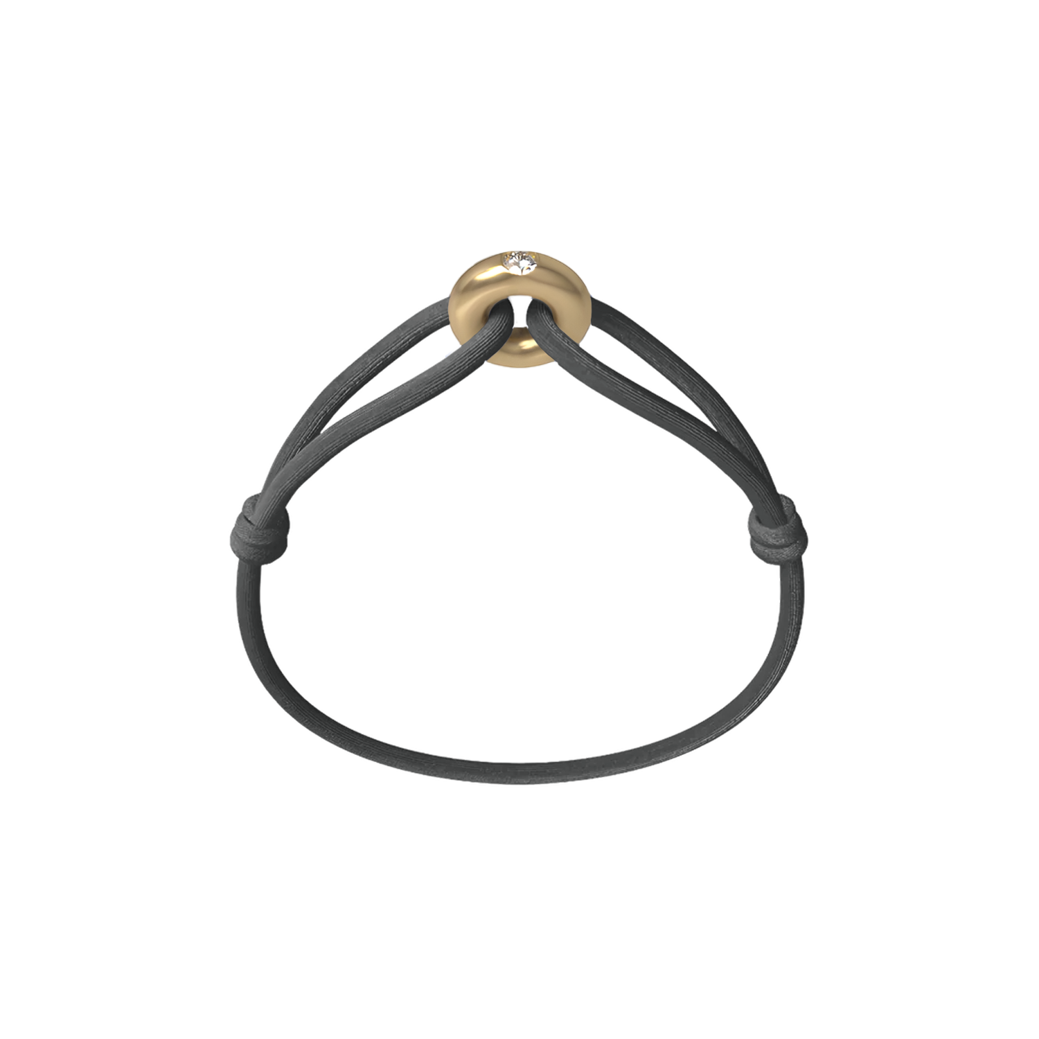 Golden Diamond Cord Bracelet