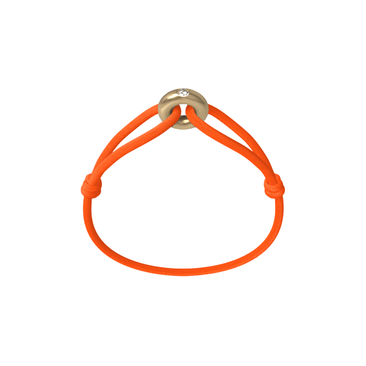 Golden Diamond Cord Bracelet