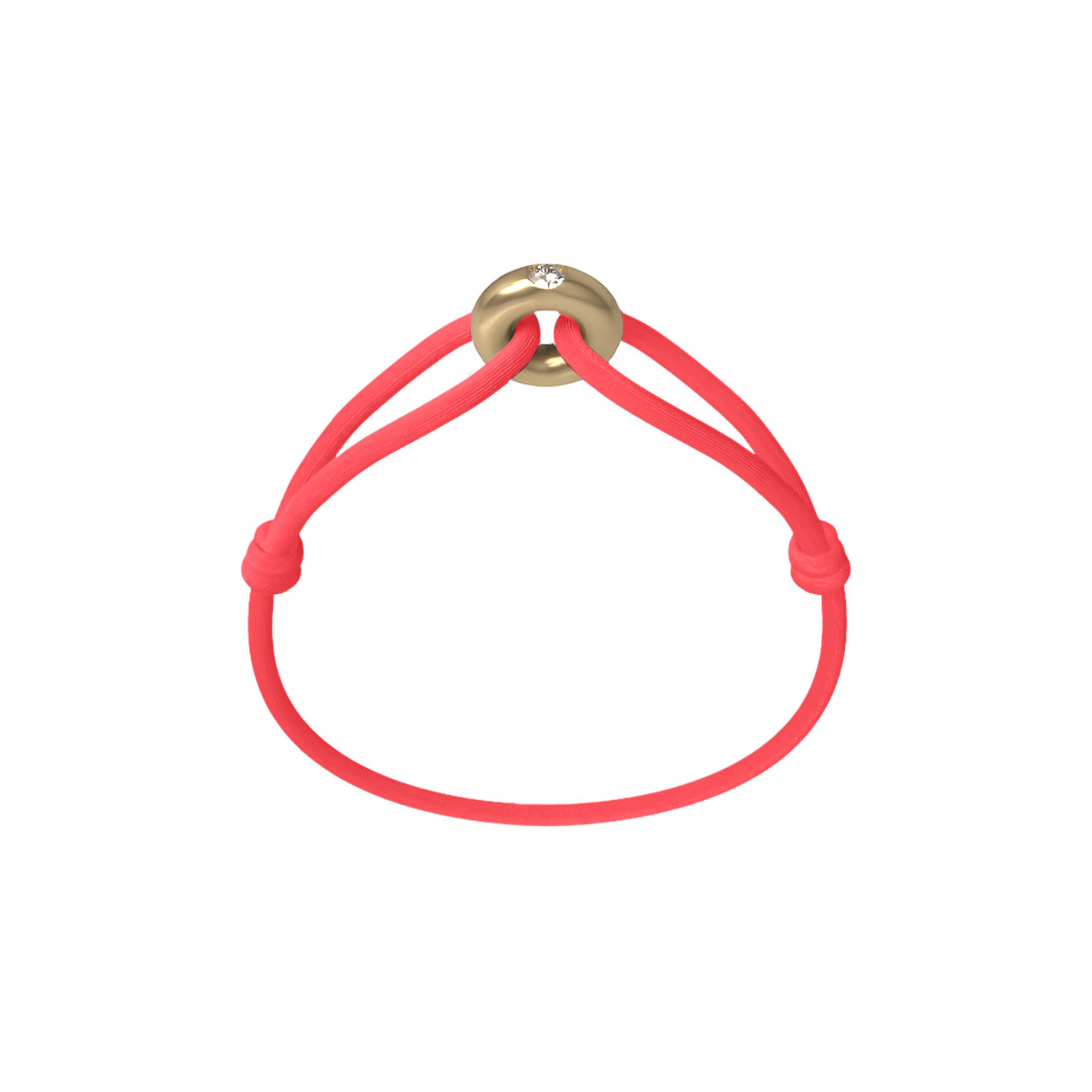 Golden Diamond Cord Bracelet