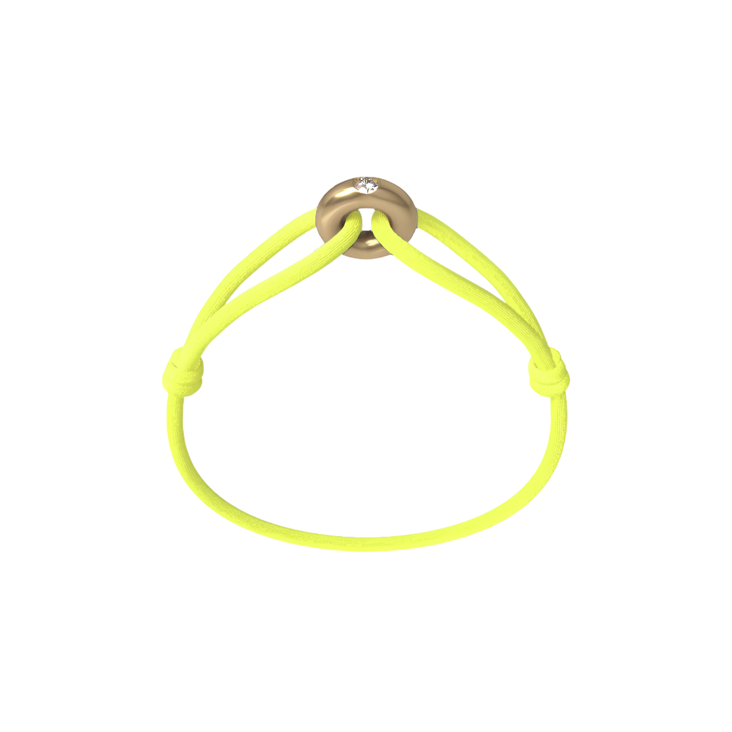Golden Diamond Cord Bracelet
