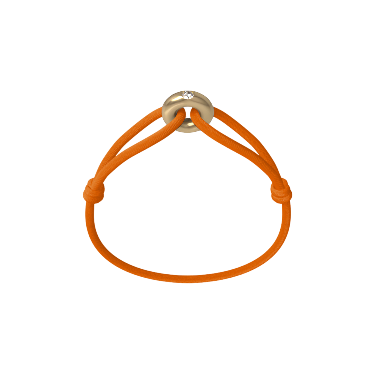 Golden Diamond Cord Bracelet