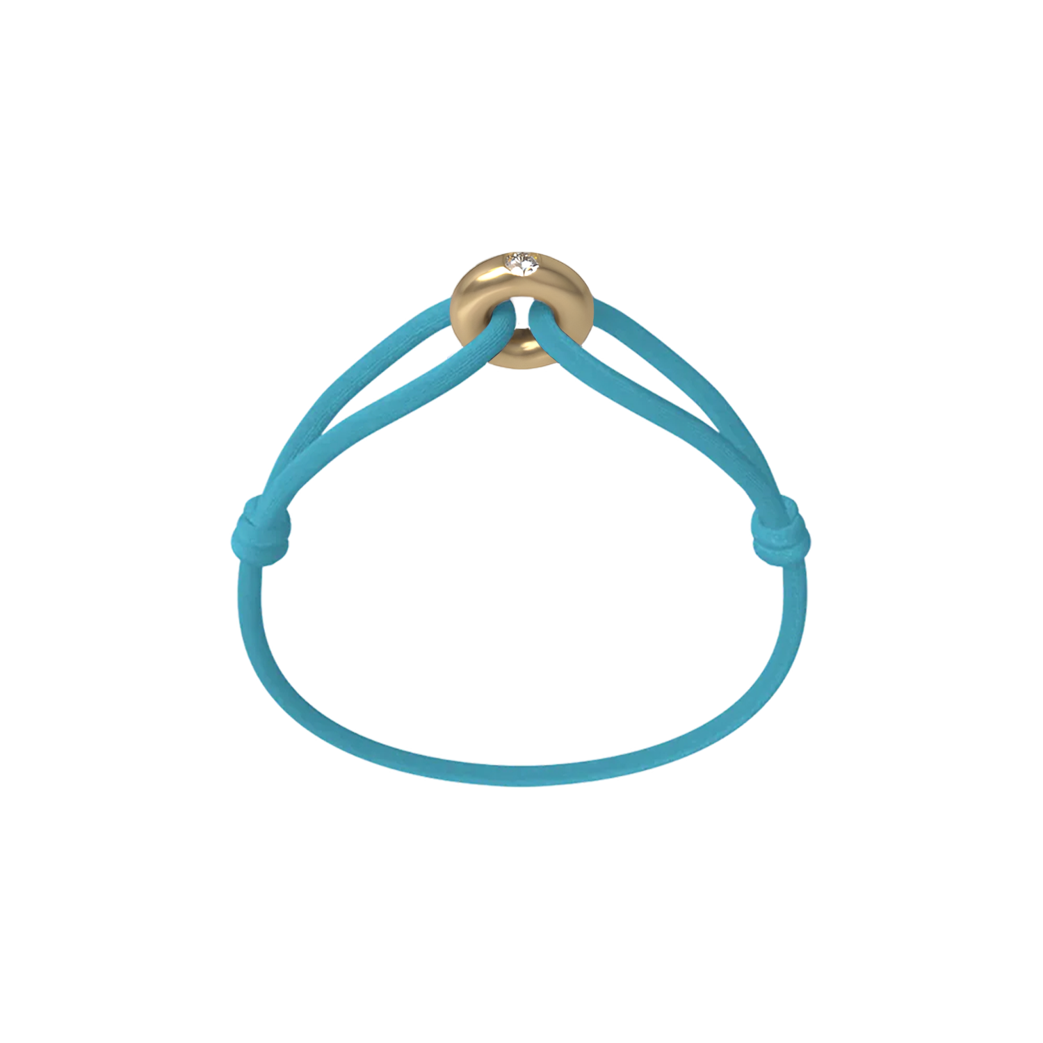 Golden Diamond Cord Bracelet