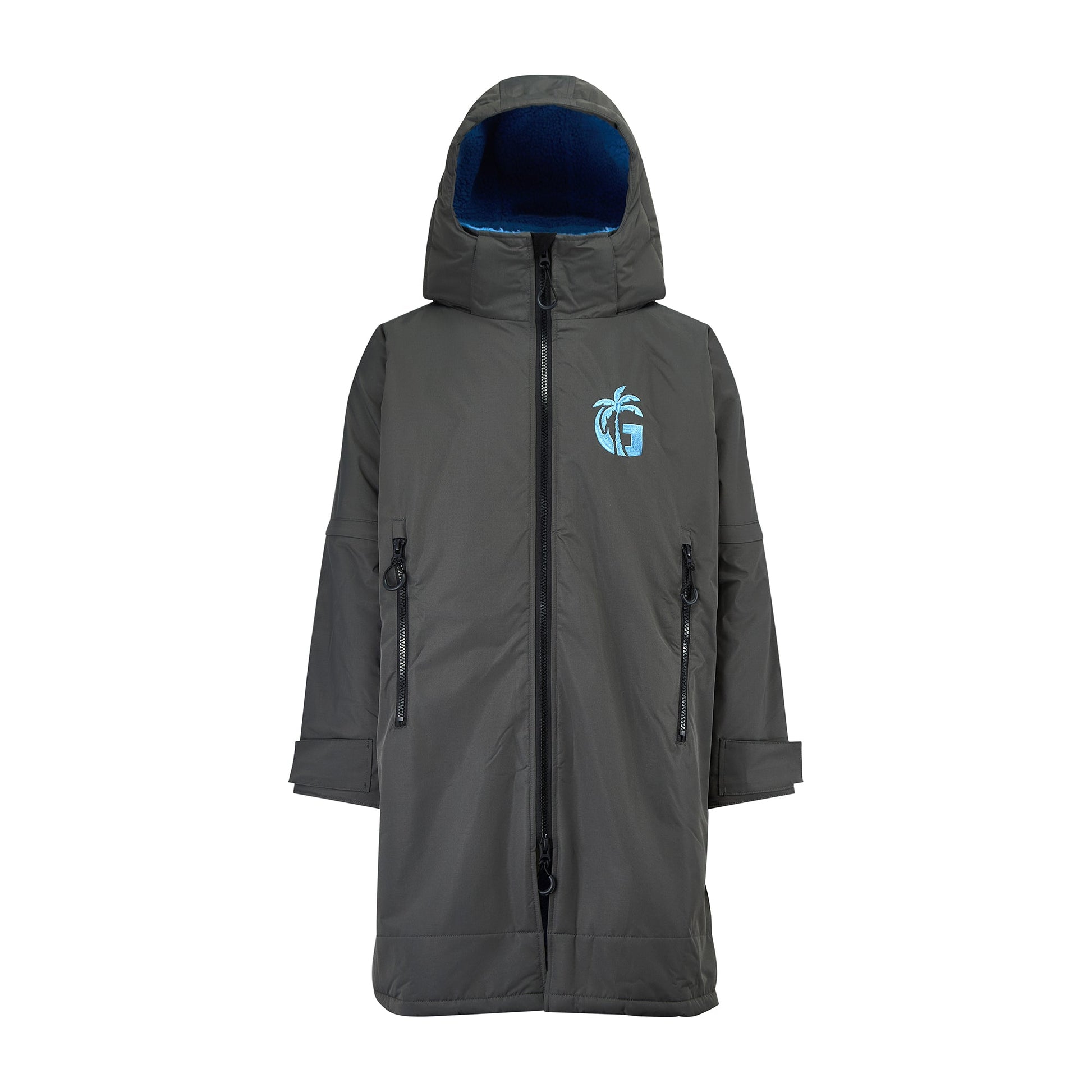 Sports Cape Charcoal and Blue