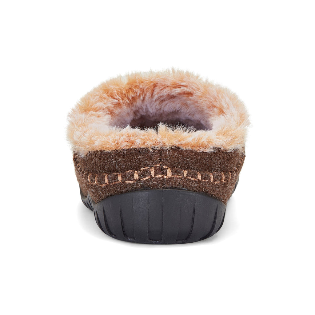 Ossa Low Women's Slipper in Chocolate and Cream