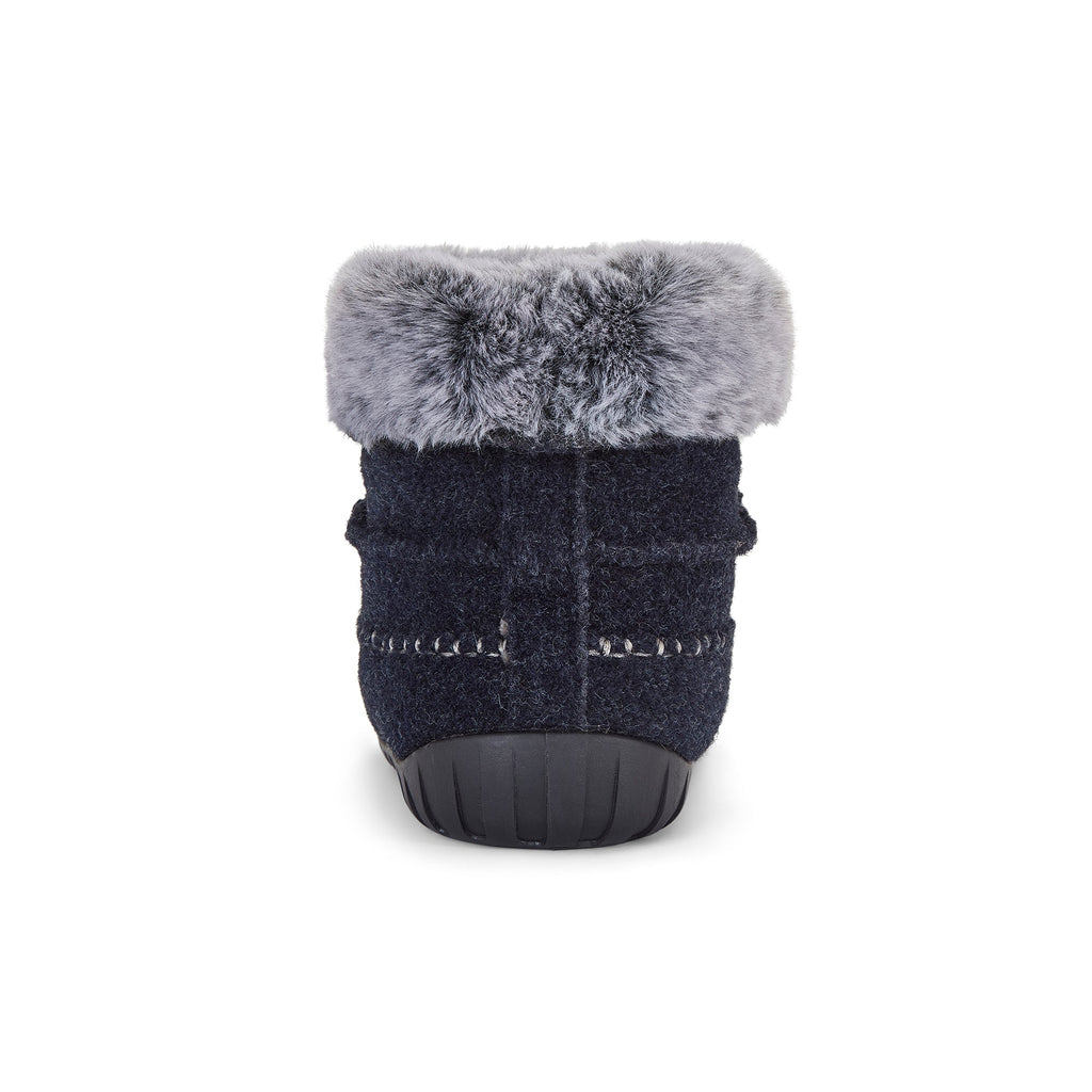 Ossa High Men's Slipper Boot Navy and Grey